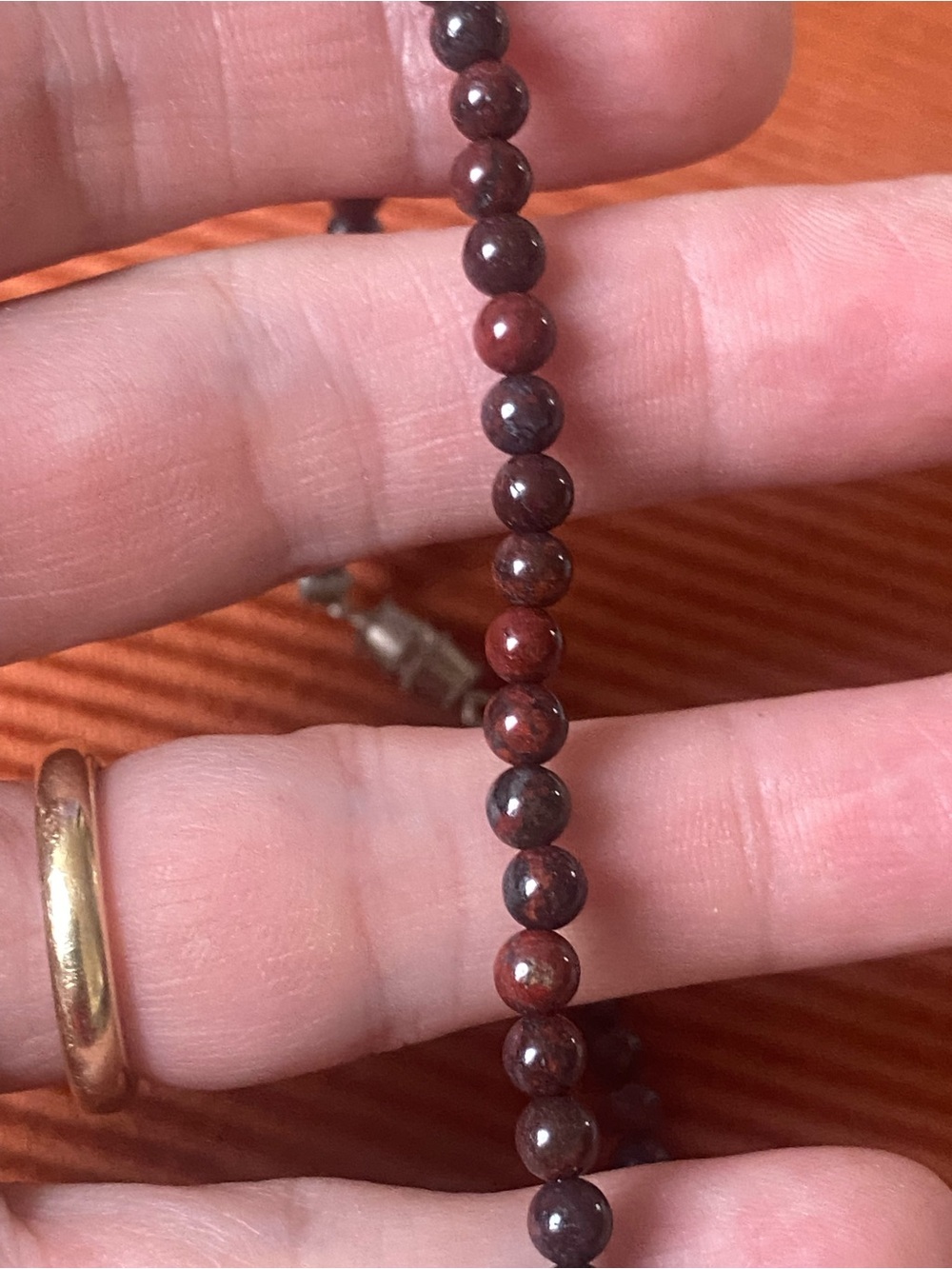 Brown-Multi Beaded Gemstones Anklet Bracelet